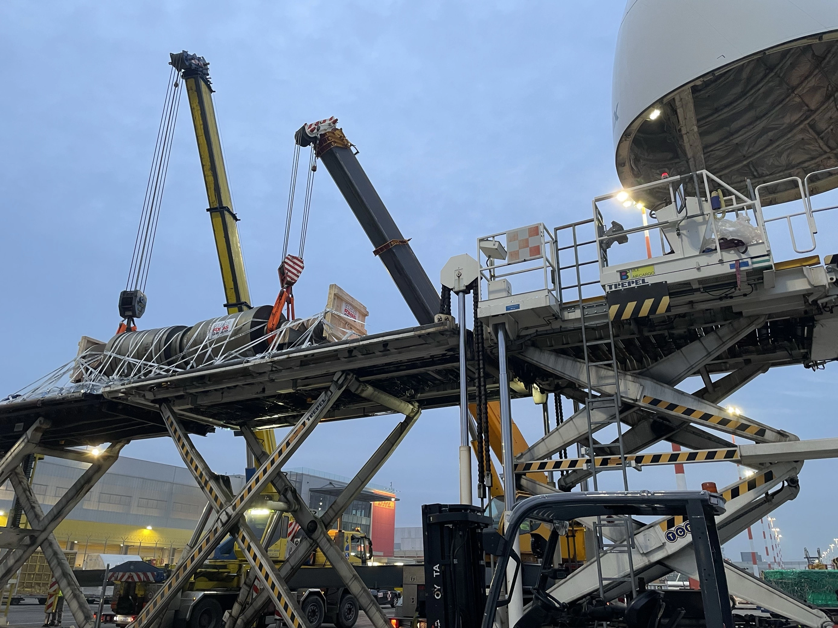 Forged part shipped with cargolux airlines