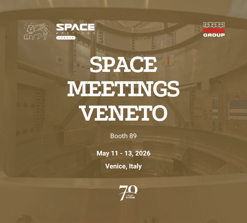 FOMAS exhibits at Space Meetings Veneto 2026