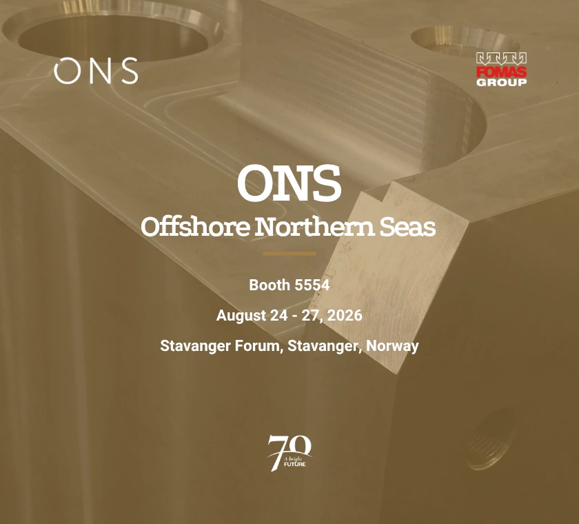 FOMAS Group will exhibit @ ONS 2026